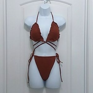 Bronze Bikini Bathing Suit